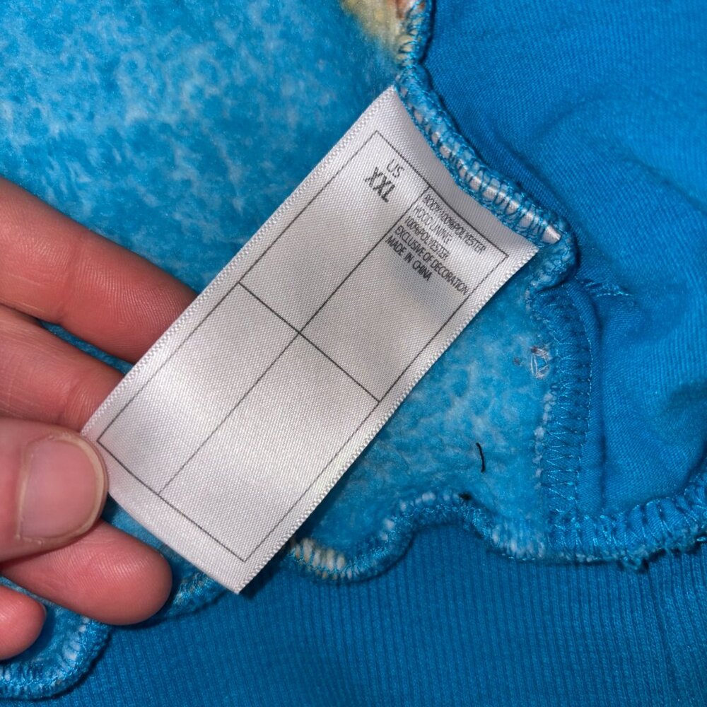 Sesame Street Fuzzy Blue Cookie Monster Hoodie - Picture 9 of 11